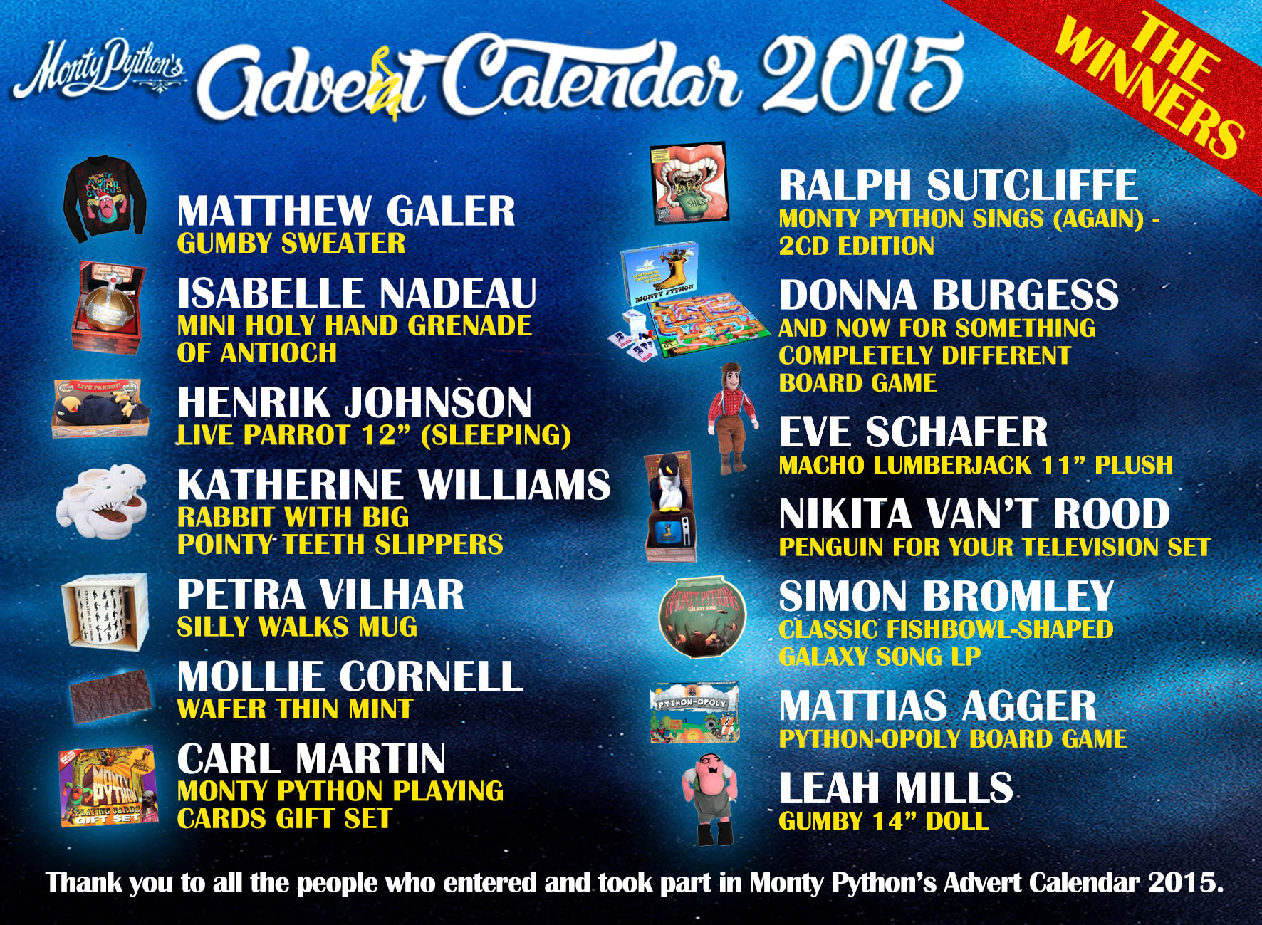 Monty Python 2025 Calendar Amanda Hermina